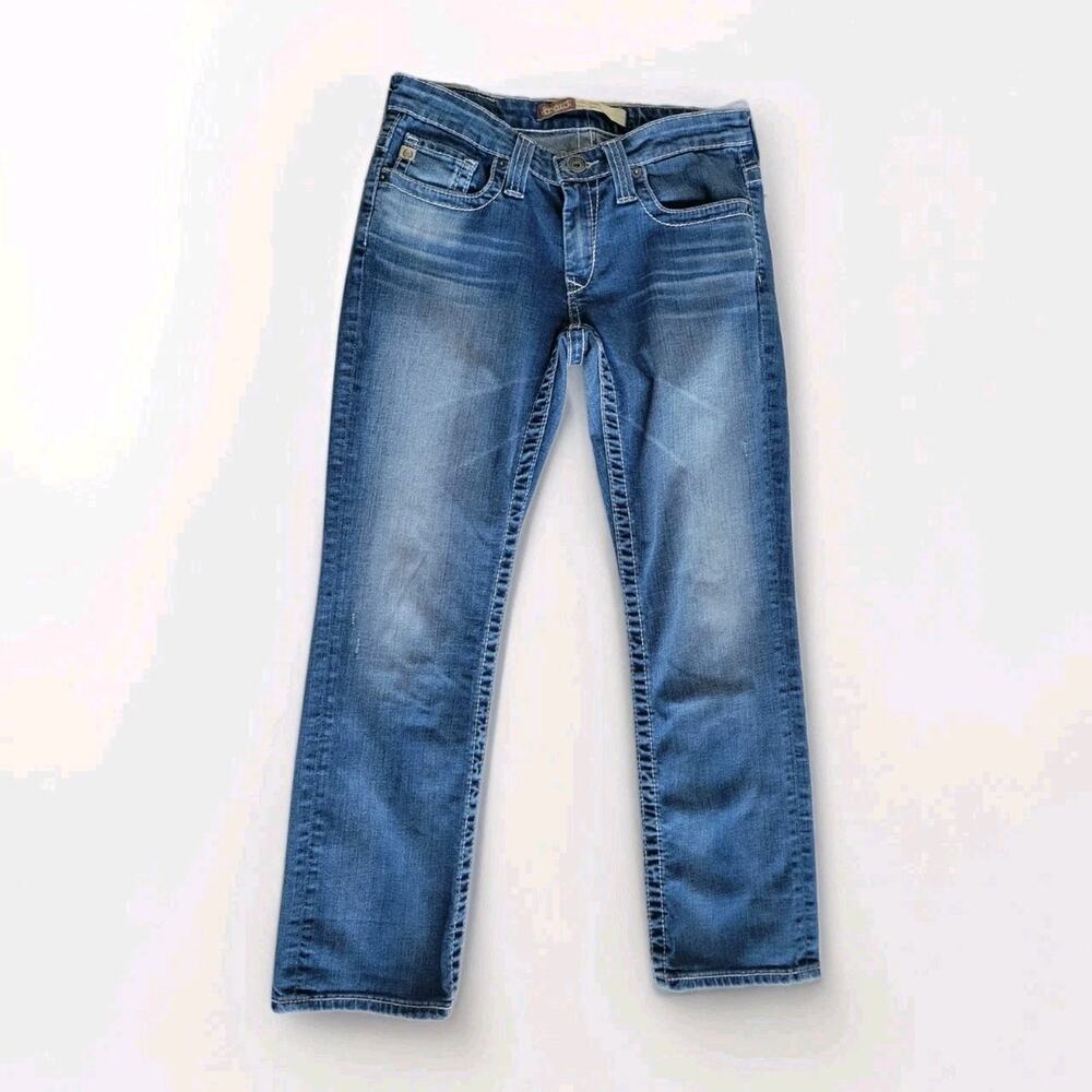 Big Star Remy Bootcut Capri Jeans Low Rise Dark Wash Denim Womens Size 26